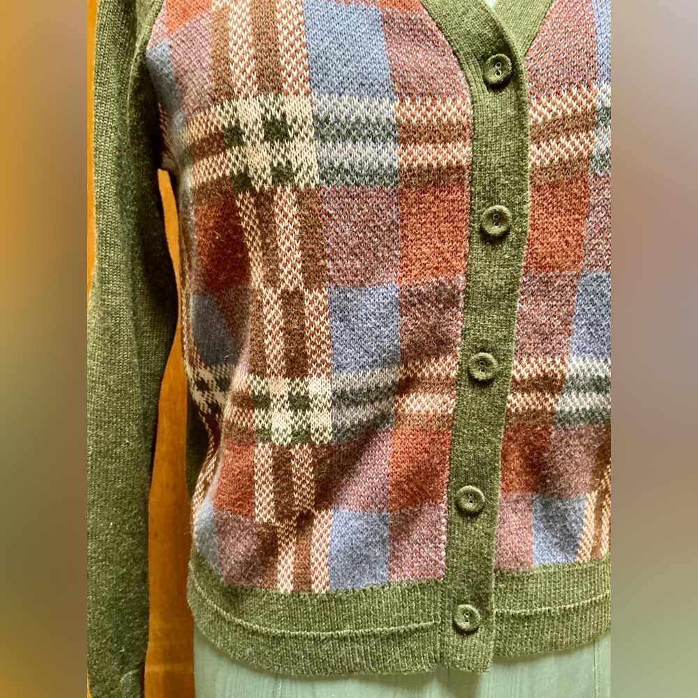 Sundance Plaid Knit Sweater - Picture 2 of 6